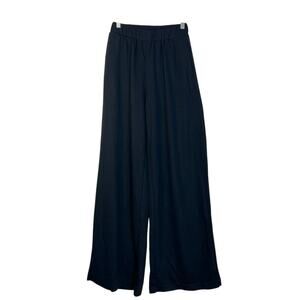 NWT Area Stars Black Straight Wide Leg Elastic High Waist Trousers Pants Size XS